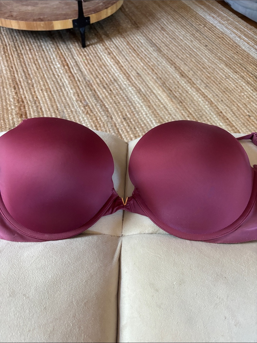 Victoria's Secret Smooth Push-Up Bra in Burgundy